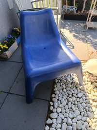 Fotel ogrodowy, plastikowy. Ikea.