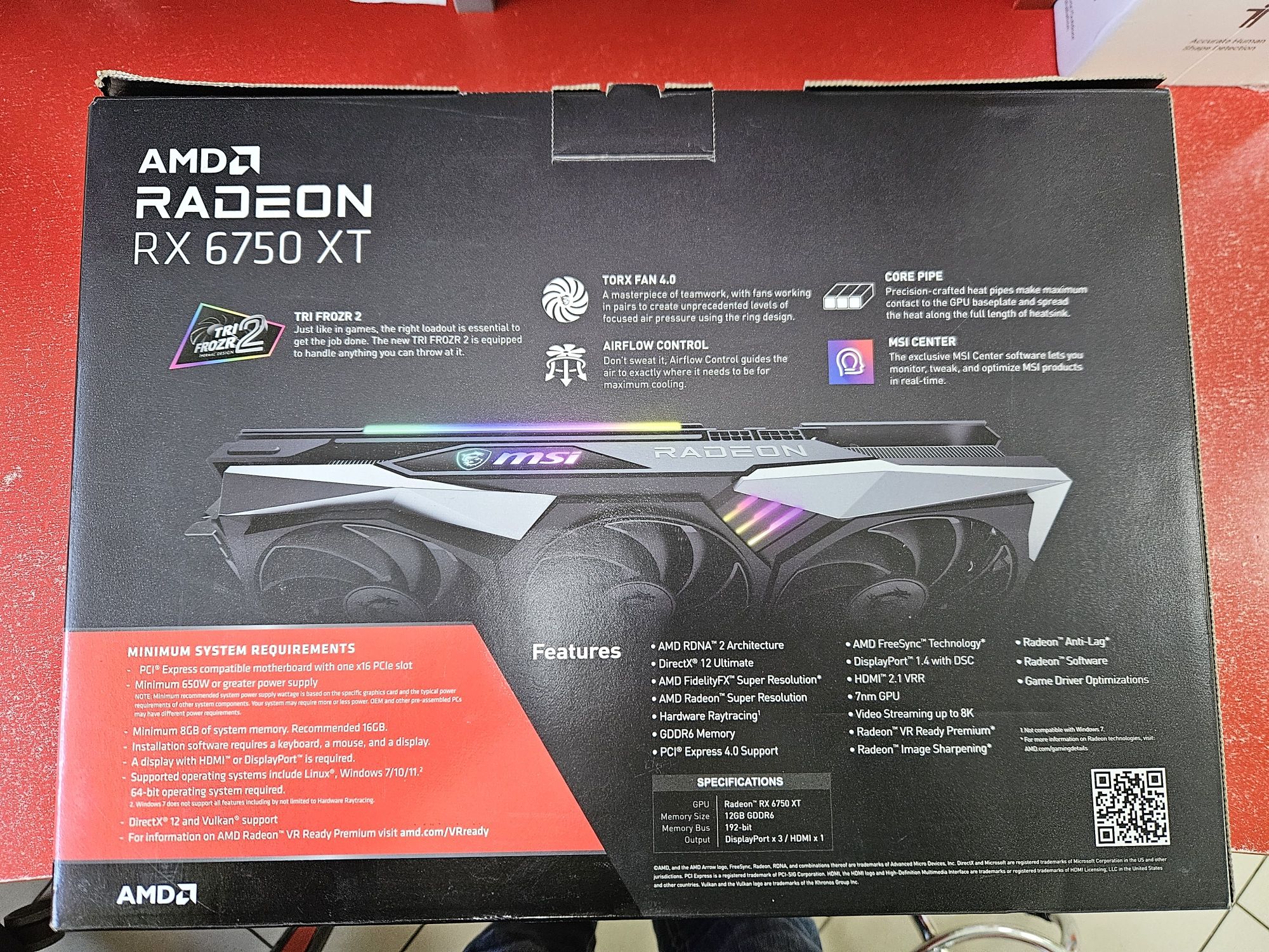 Відеокарта MSI Radeon RX 6750 XT GAMING X TRIO 12G
