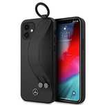 Etui Mercedes Strap Line na iPhone 12 mini - czarne