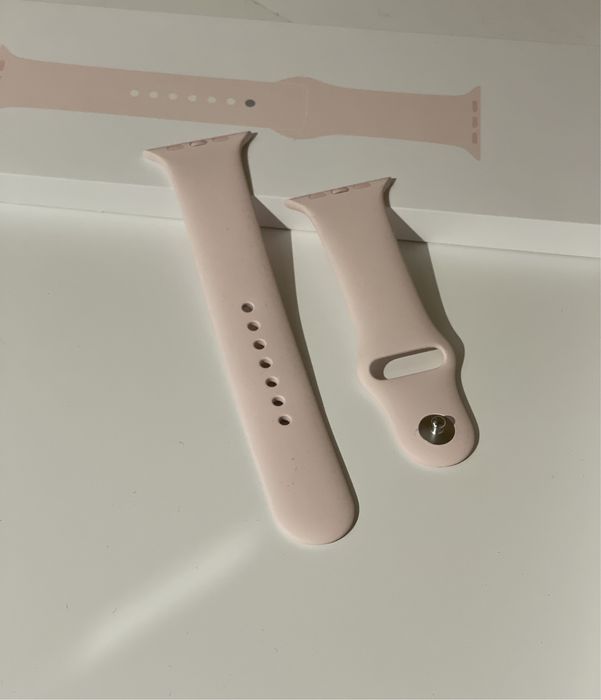 Оригінальний ремінець для Apple Watch, рожевий , 45 мм, розмір M/L