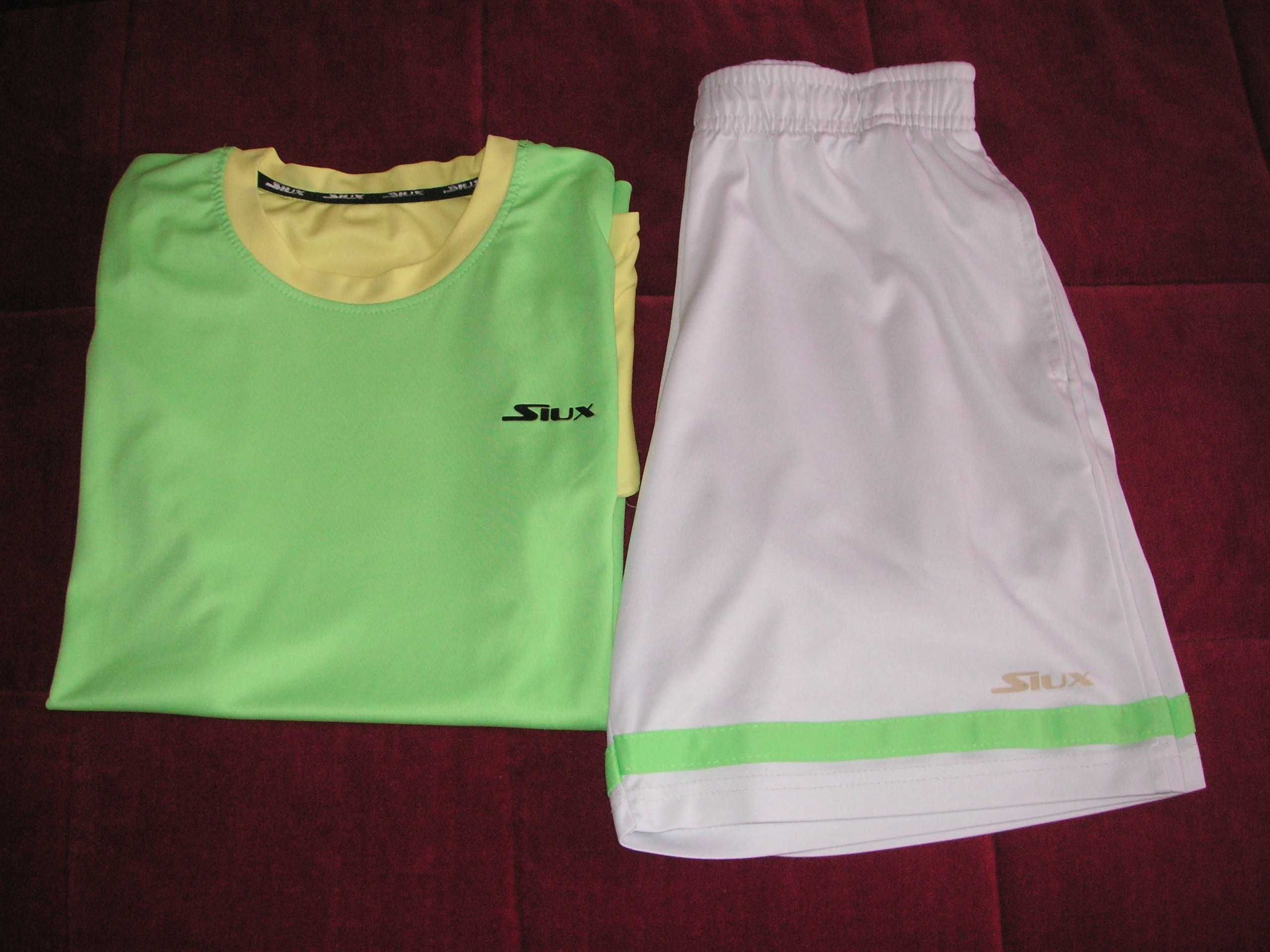 Conjunto T/ Shirt Camisola e Calções de Padel Siux T/12