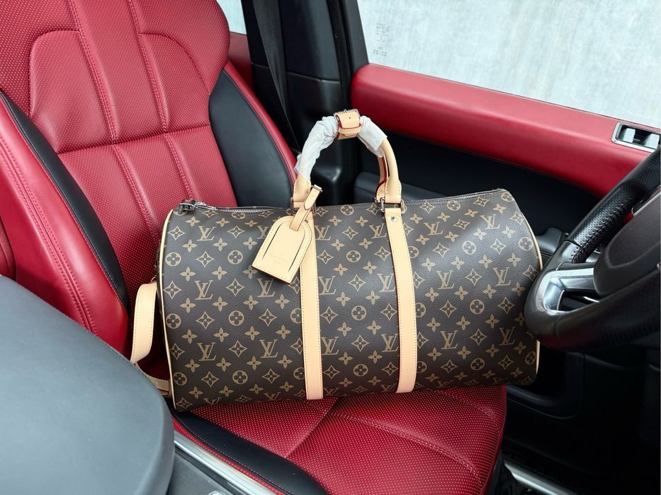 Сумка Louis Vuitton Keepall мужская коричневая  коричневая женская