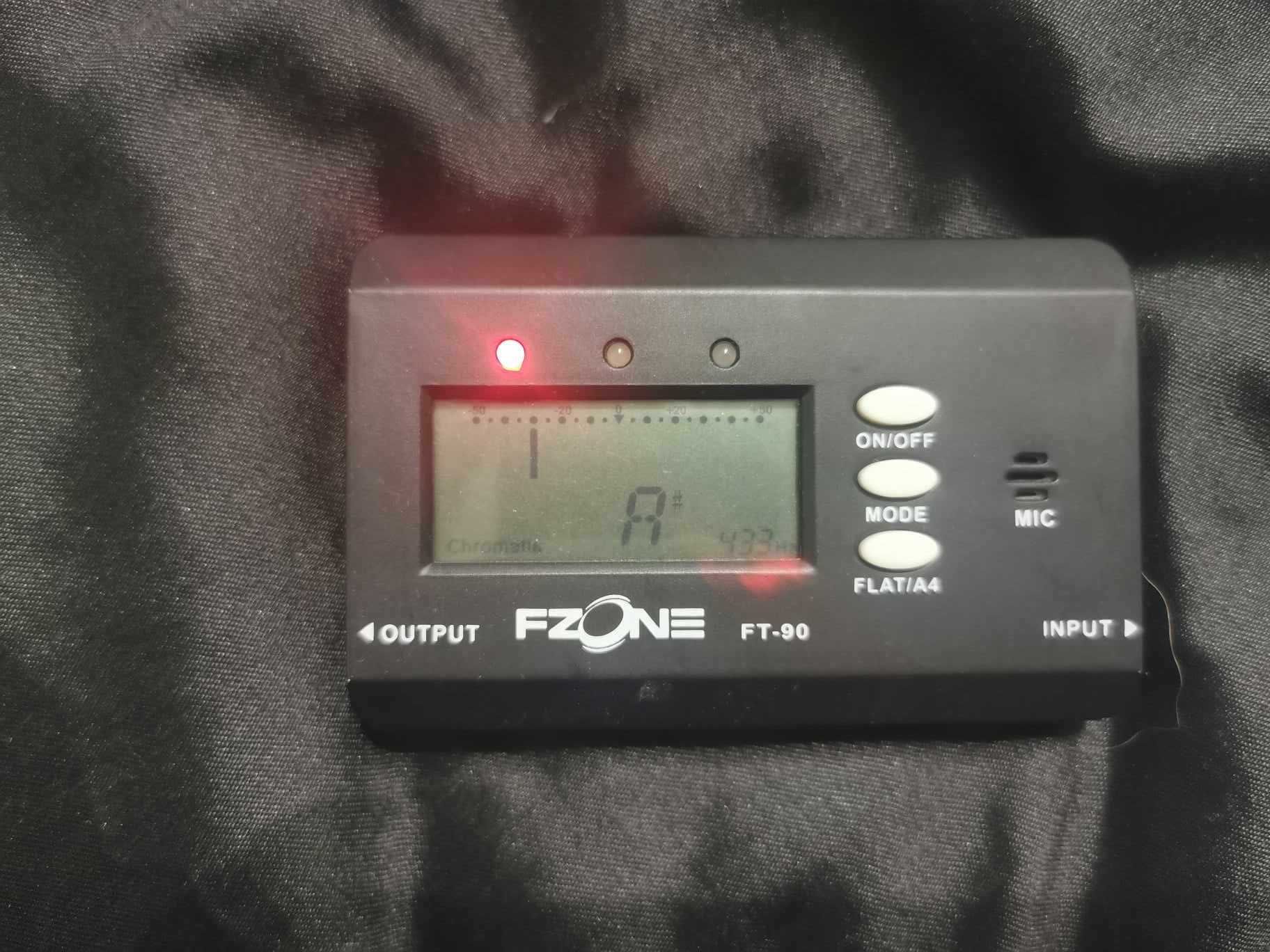 Stroik do gitary Fzone FT-90 Tuner Chromatyczny