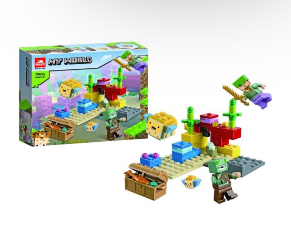 Конструктор MY WORLD MINECRAFT 11584, 104 детальки
