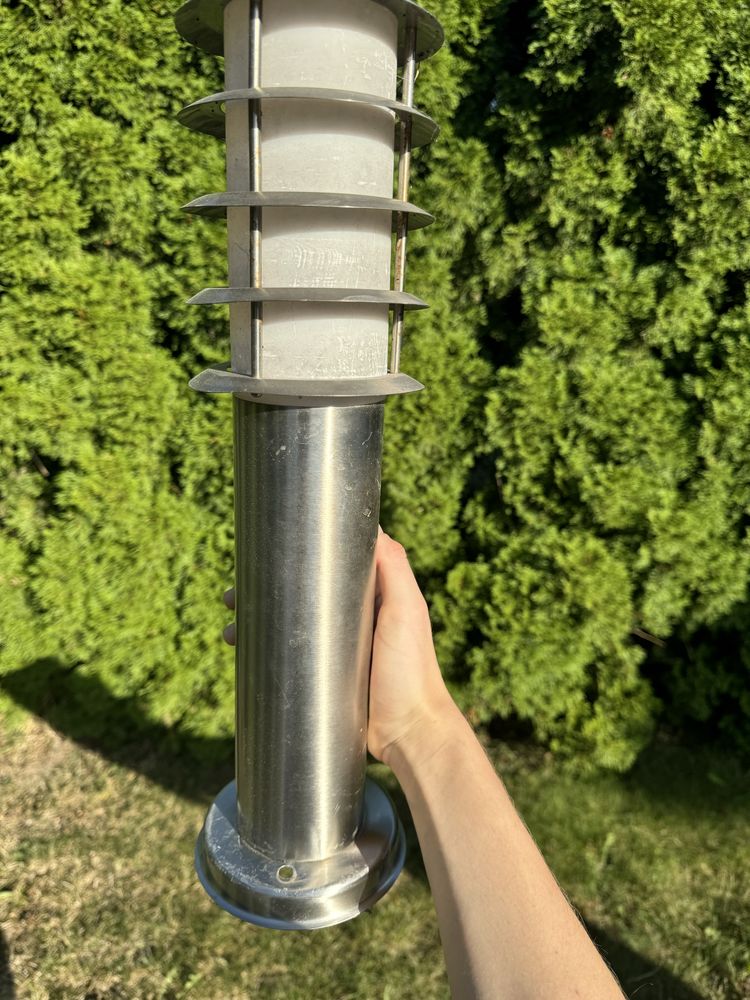 4 Lampy ogrodowe z nierdzewki