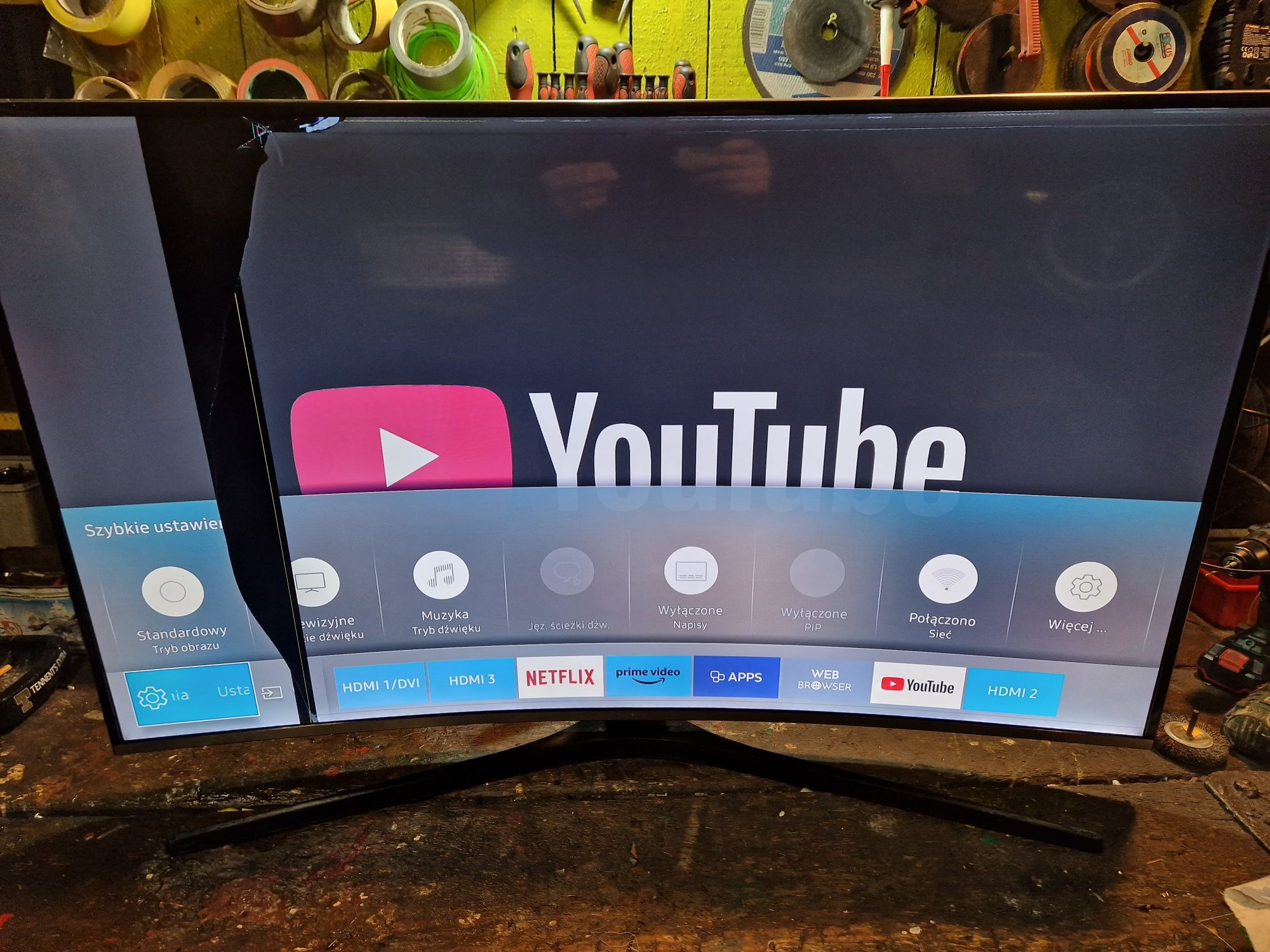 Telewizor Samsung UE49KU6670S- płytki i ledy