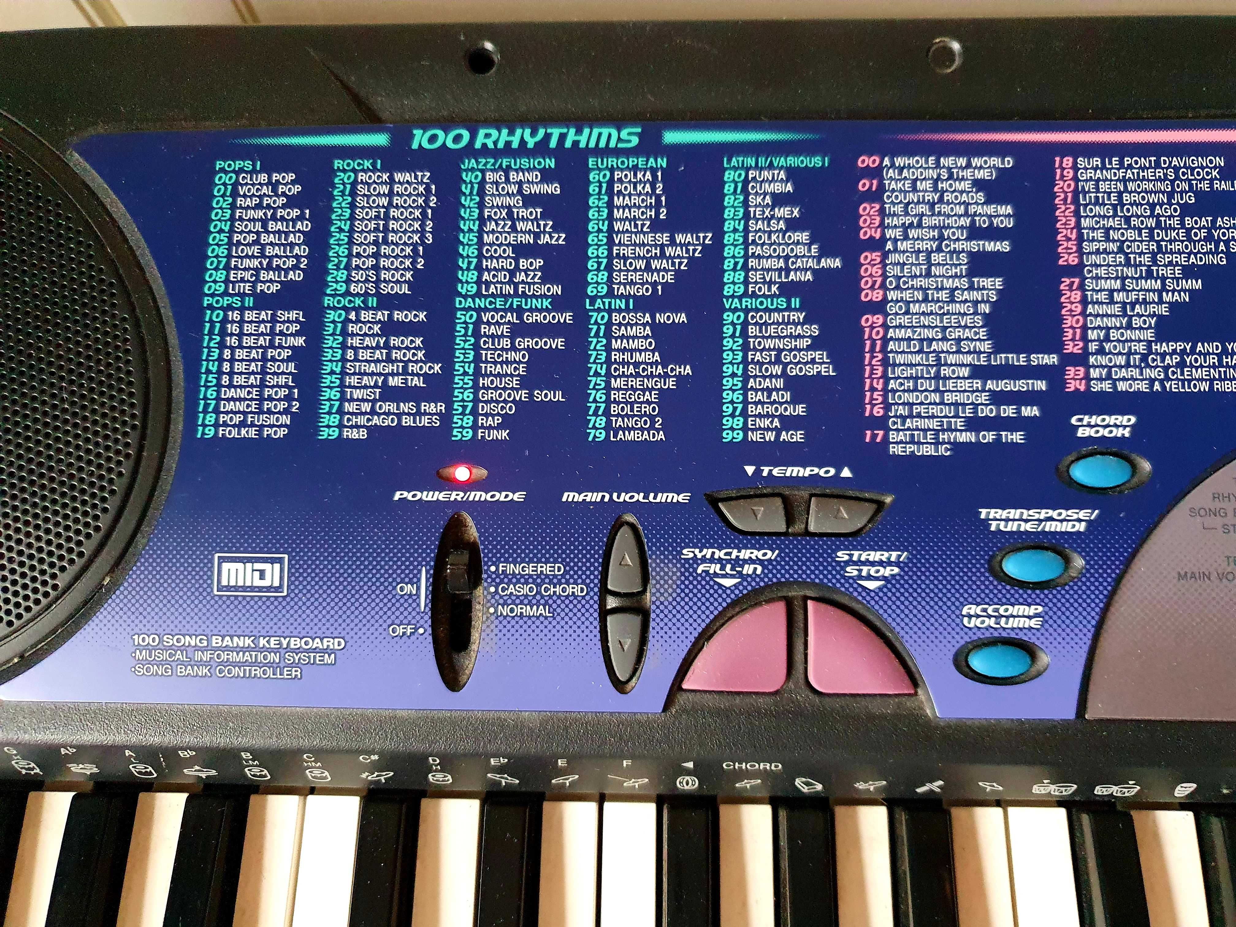 Keyboard Casio, Ekran, MIDI, stan bardzo dobry