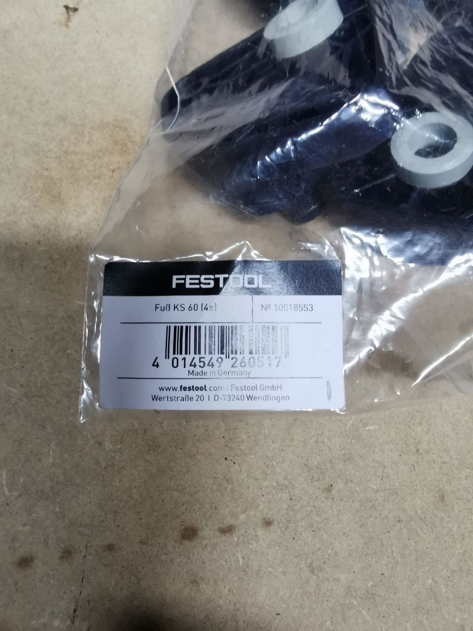 Pés para kS 60 da Festool