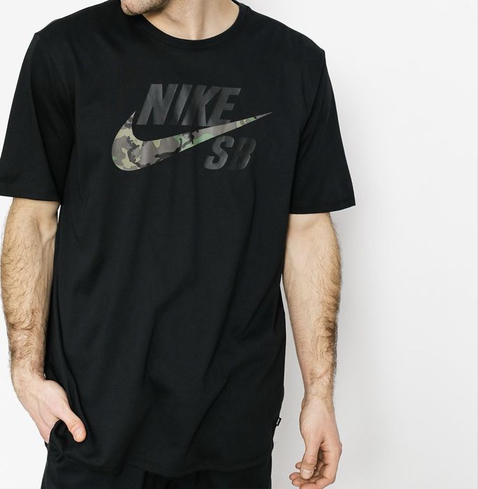 Tshirt koszulka czarna Nike Sb M męska bawełniana cotton bawełna