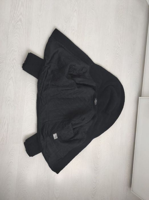 Kurtka Aryton czarna baranek bukle buckle kaptur wełna 36 38