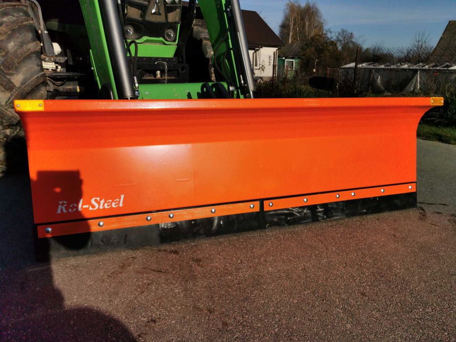 Pług śnieżny Euro ramka/Tuz 2w1 do ładowacza, tura Dostawa Deutz Ursus