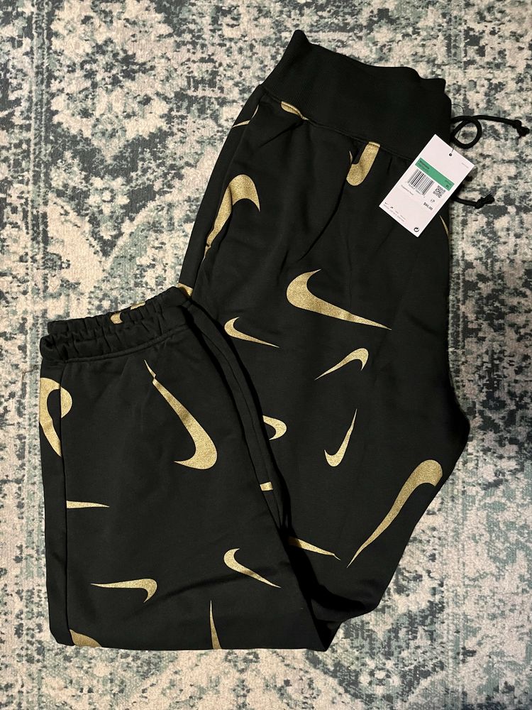 Штаны Nike XL/Women's High-Waisted Fleece Printed Joggers