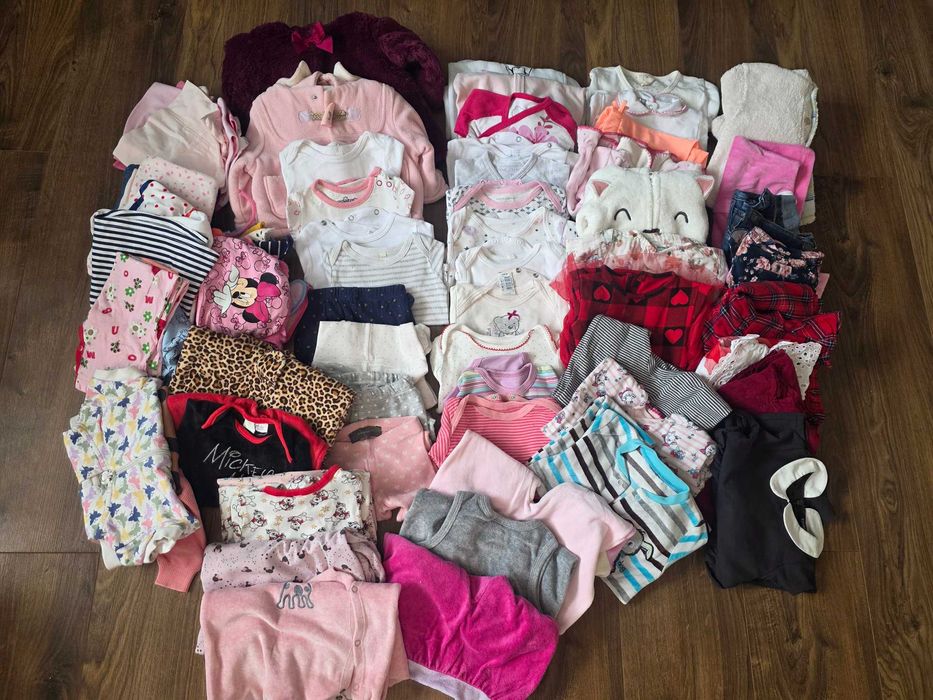 Mega paka ubrań dla dziewczynki 62/68