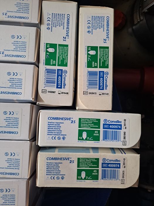Różne Worki płytki convatec coloplast welland stomijne stomia