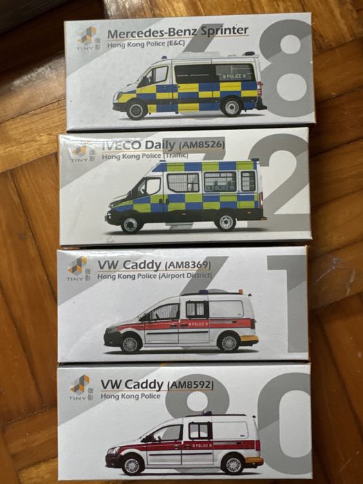 Miniaturas da Policia 1:72