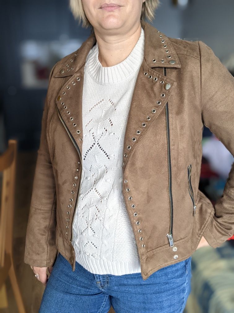 Ramoneska kurtka zamszowa C&A