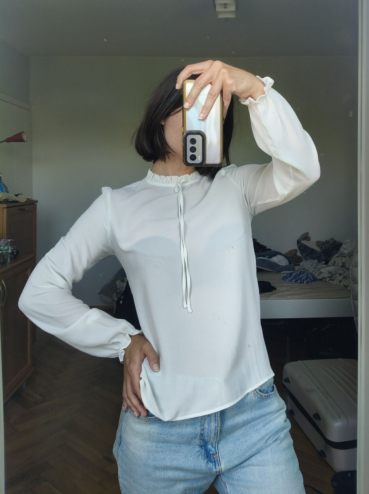 Reserved bluzka koszulowa koszula XS