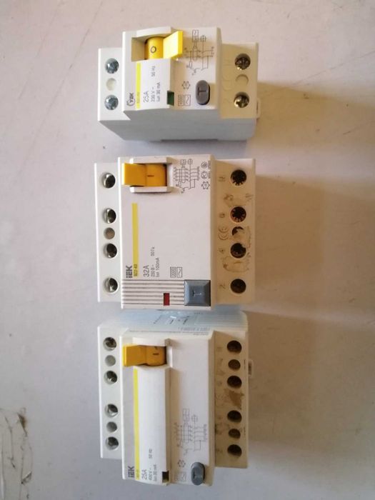 Дифреле 2Р 4Р на 25А 32А 63А