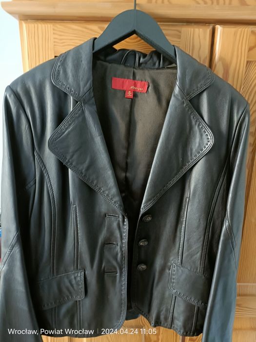 Kurtka skórzana damska