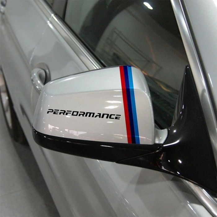 Наклейки на зеркала BMW E39 E46 E60 E70 E90 F10 F15 F20 F25 F30 БМВ