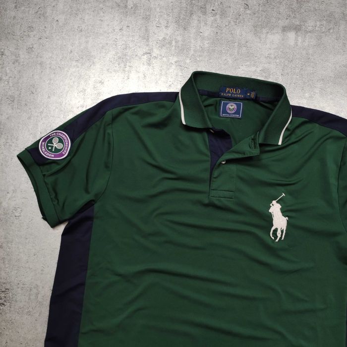 MĘSKA Elegancka PREMIUM Koszulka Polo Ralph Lauren Wimbledon Haft Logo