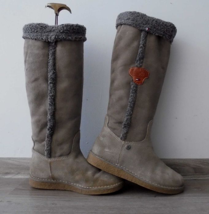 TOMMY HILFIGER kozaki ocieplane roz 36-37