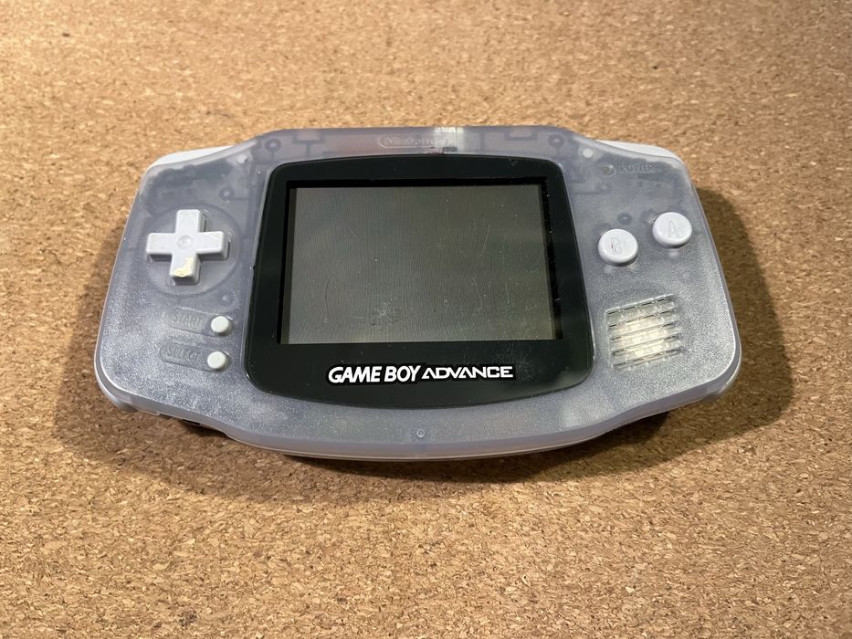 Gameboy Advance Clear Blue + gra The Cat in The Hat