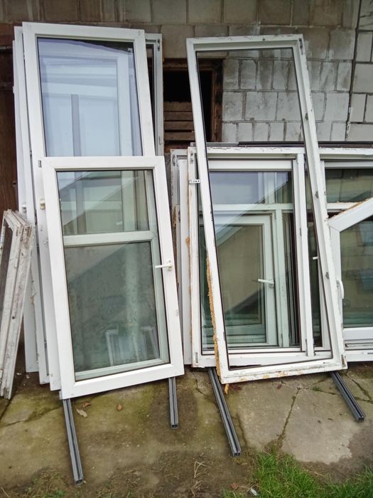 Okna i drzwi balkonowe po demontażu