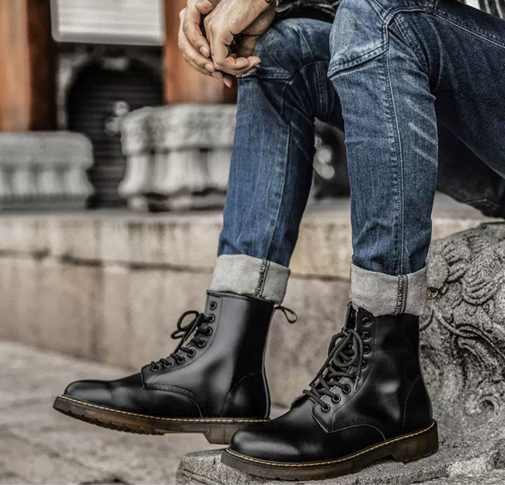 Glany Combat Boots botki timberki martensy kozaczki