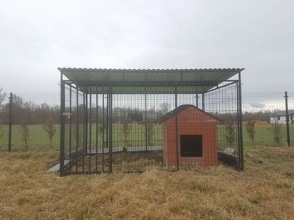 Kojec,zagroda dla psa 3x2m  solidny i estetycznie wykonany. Panel 3D
