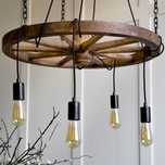 Lampa sufitowa w starym stylu - koło Classic