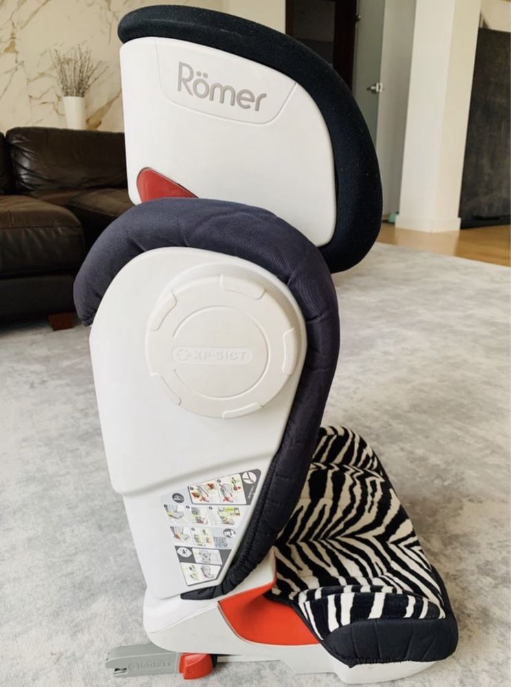 Fotelik samochodowy Britax & Romer Kidfix Xp Sict Smart Zebra 15-36Kg