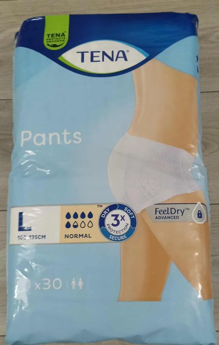 TENA Pieluchomajtki w rozmiarze L .