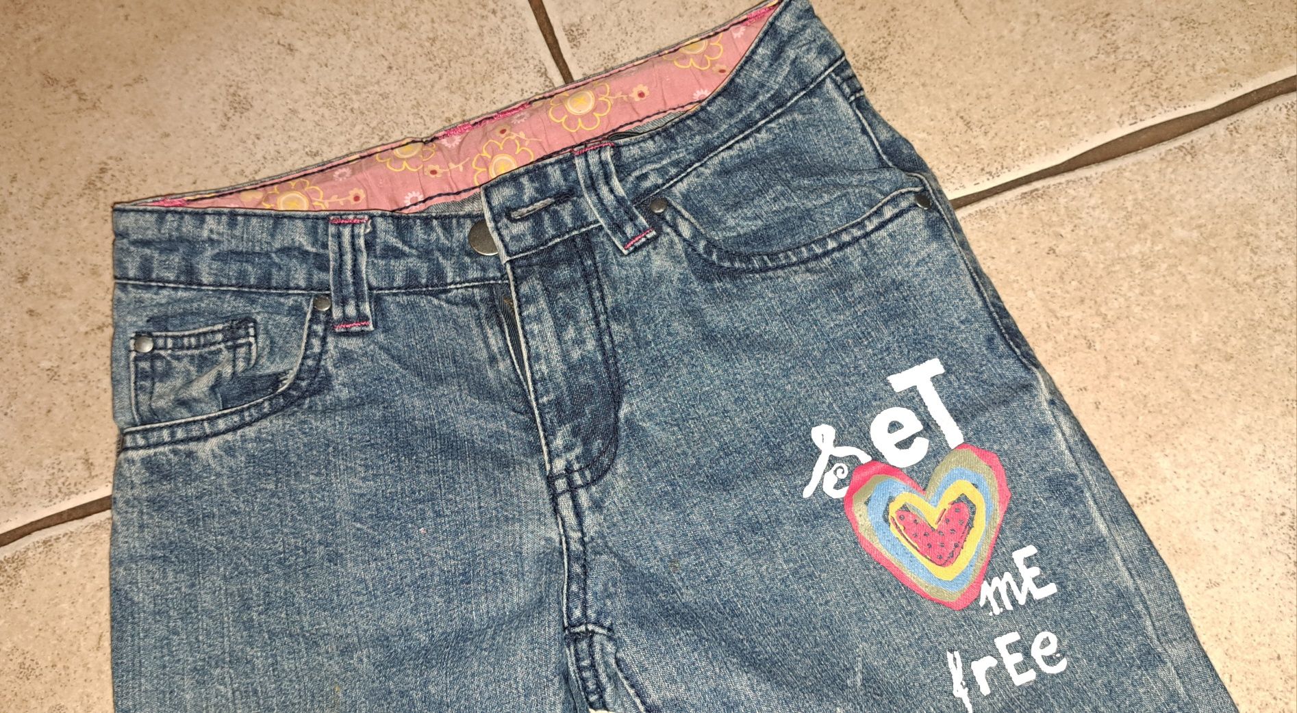 Spodnie jeans 222/128