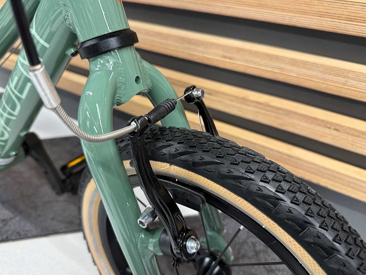 Rower dziecięcy ACADEMY 2 Olive 14" KRAKÓW w ofercie kubikes puky