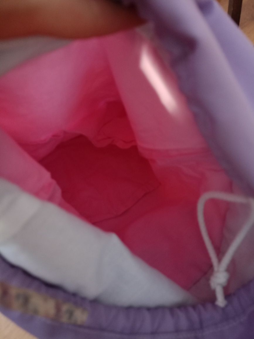 Duża pojemna damska torebka z kominem Handmade