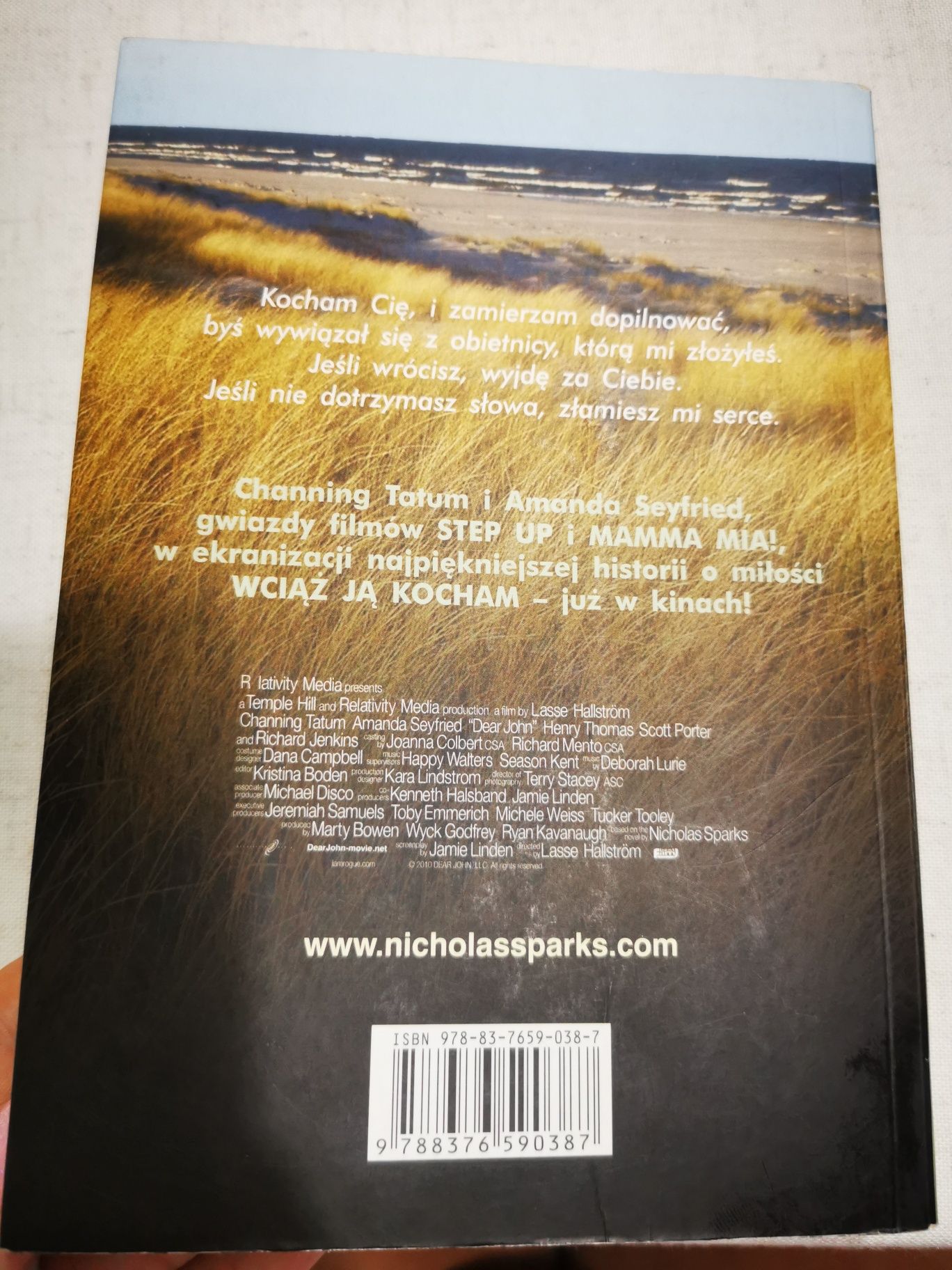 Książka " I wciąż ją kocham" Nicholas Sparks