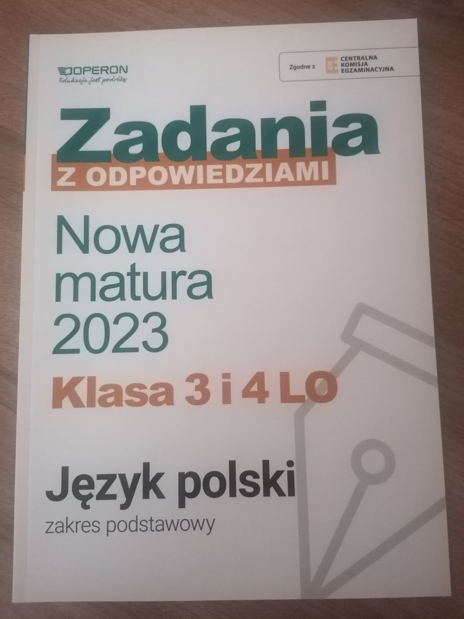 Operon. Język polski. Zadania z odp. Nowa Matura