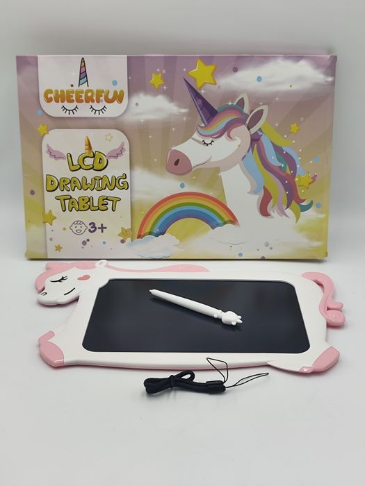 Nowy różowy tablet do rysowania LCD jednorożec Cheerfun  idealny na