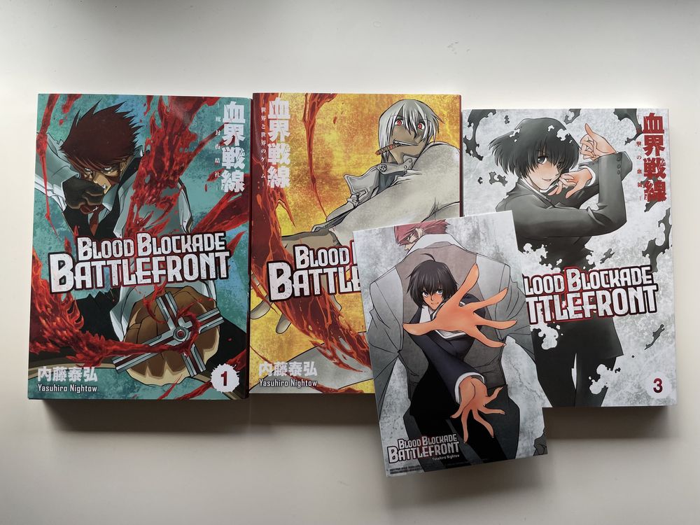 Blood blockade battlefront 1-3 manga