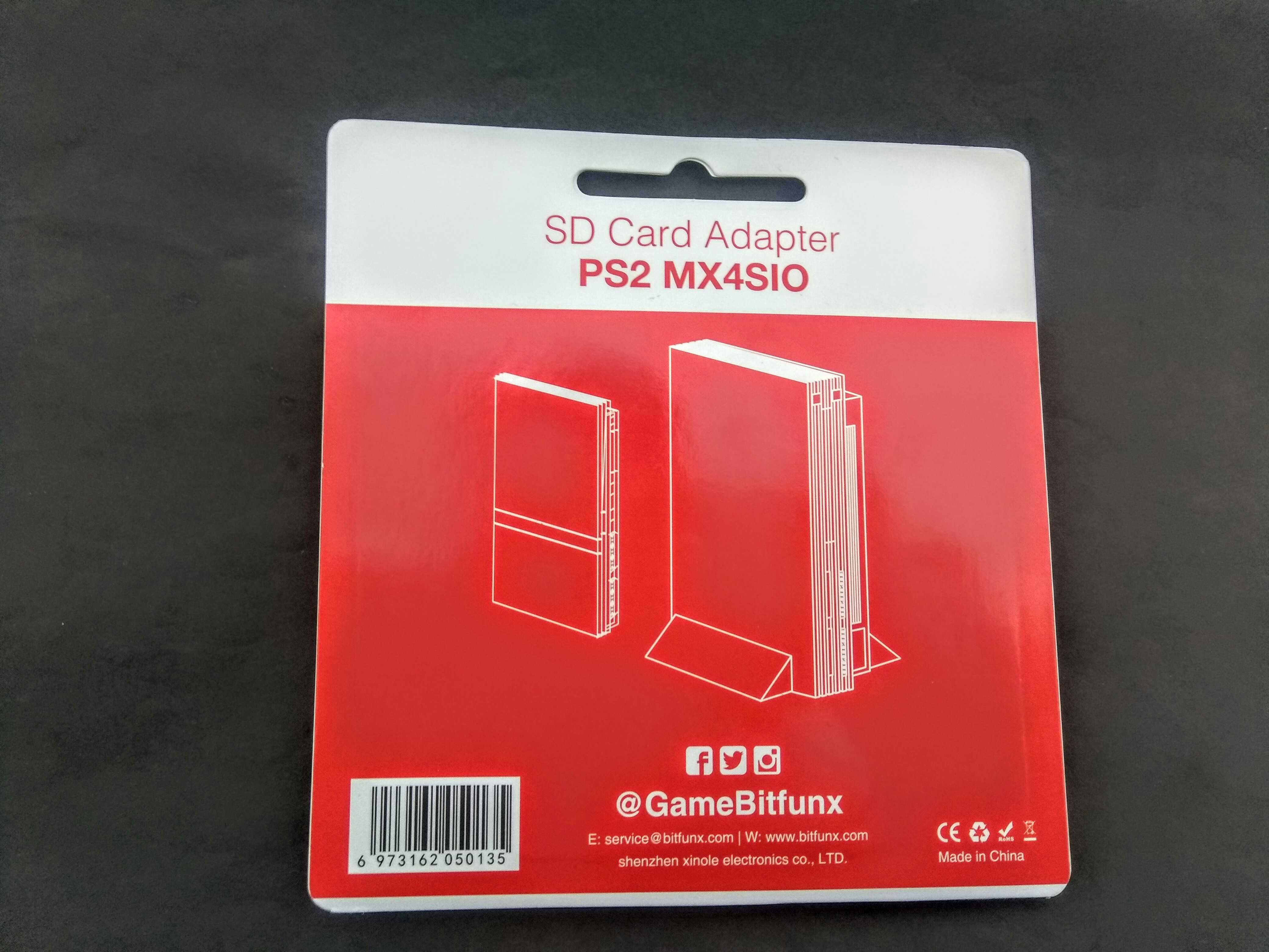 Mx4Sio карта для ps2/пс2(для 2-ой соньки) адаптер под micro sd карту