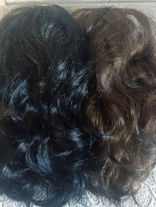 Шиньон коричневий.40см