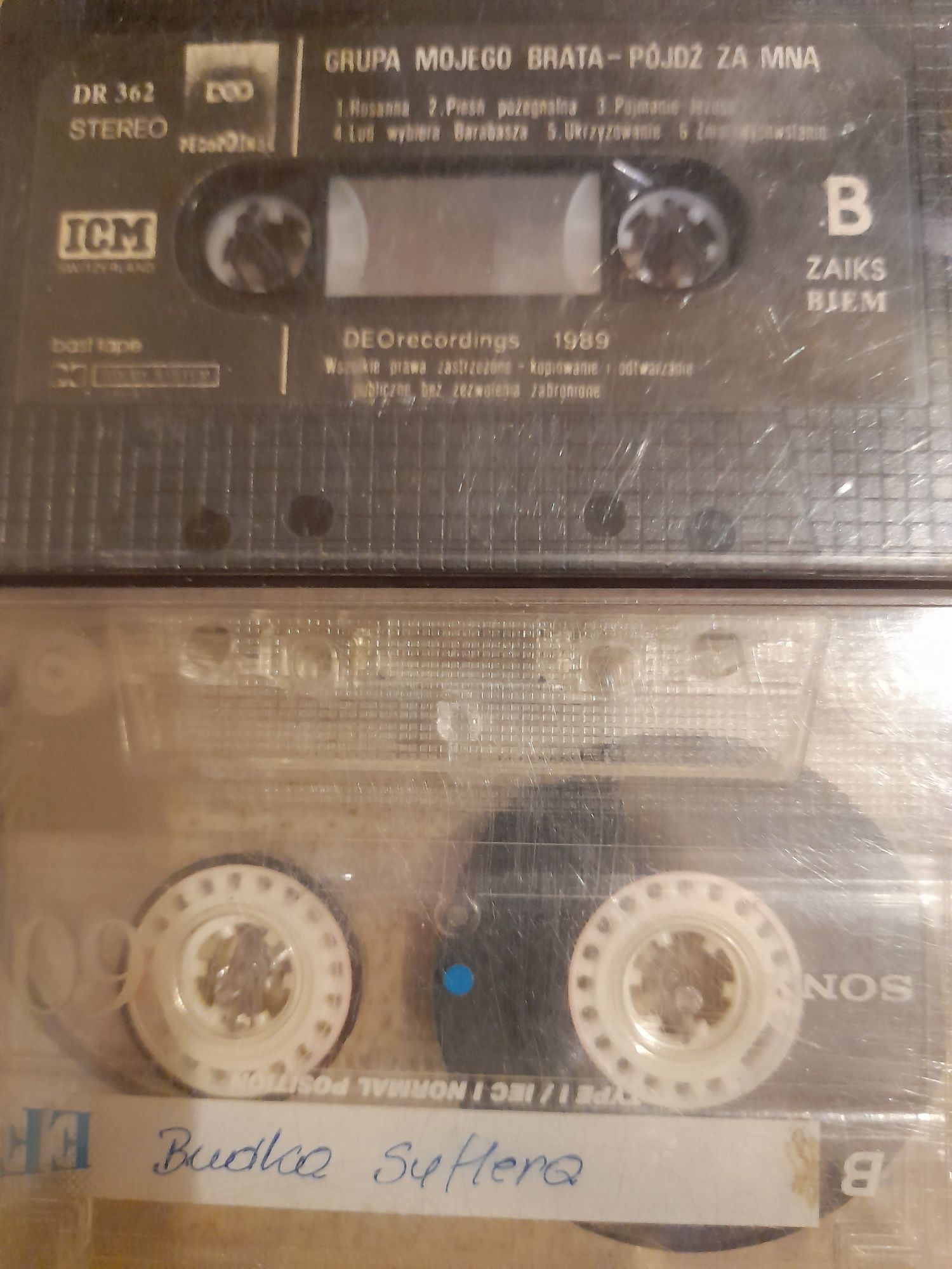 Kasety  magnetofonowe   20 szt .