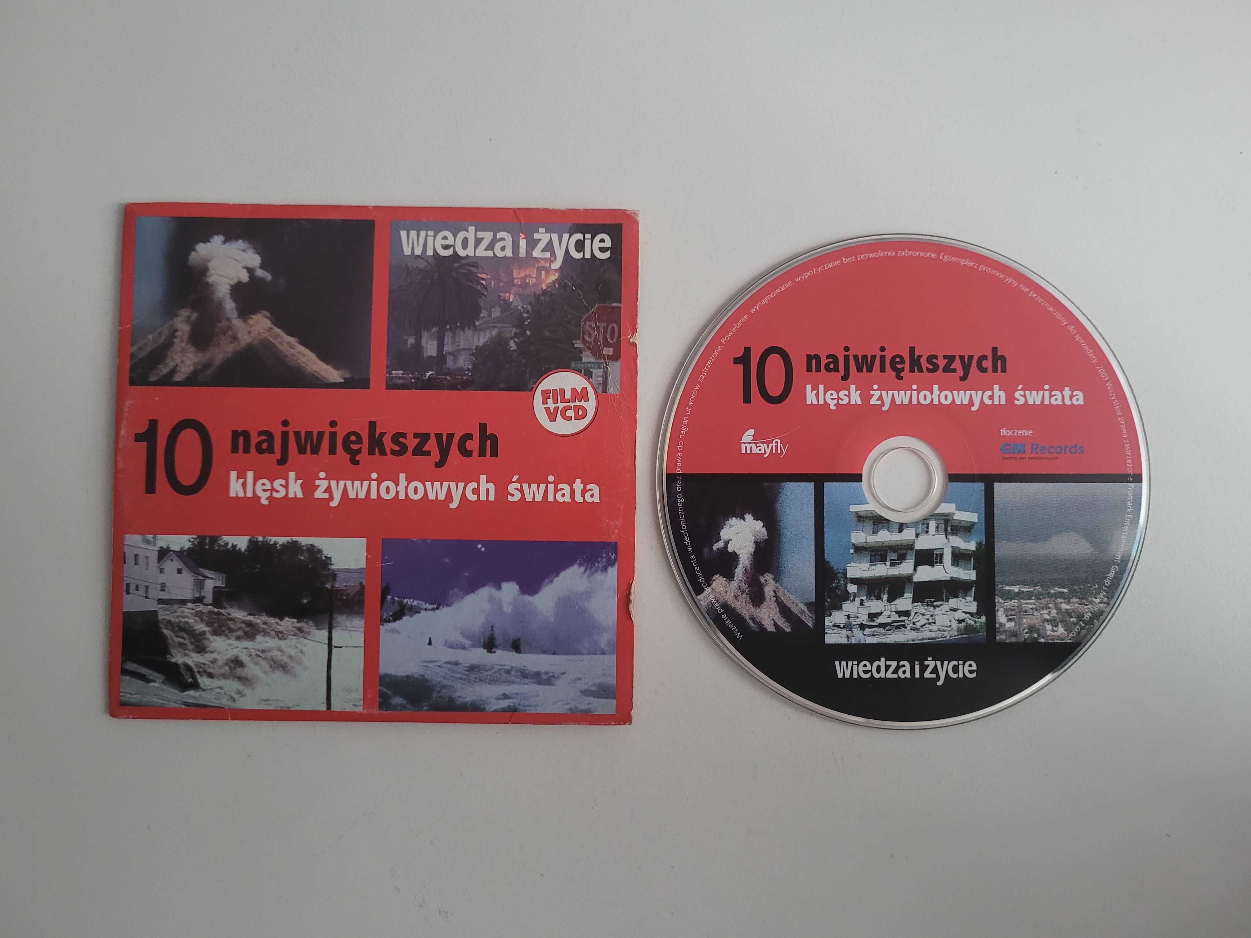 Film DVD 10 Największych Klęsk Żywiołowych Świata Płyta VCD