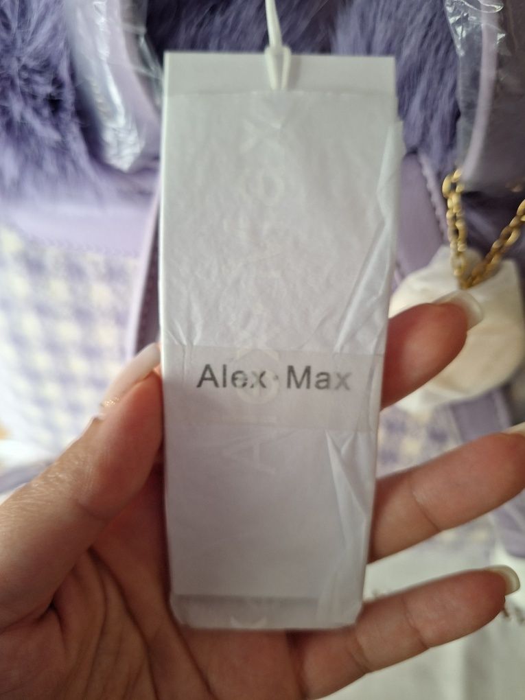 Mochila Lilás e Branco ALEX MAX