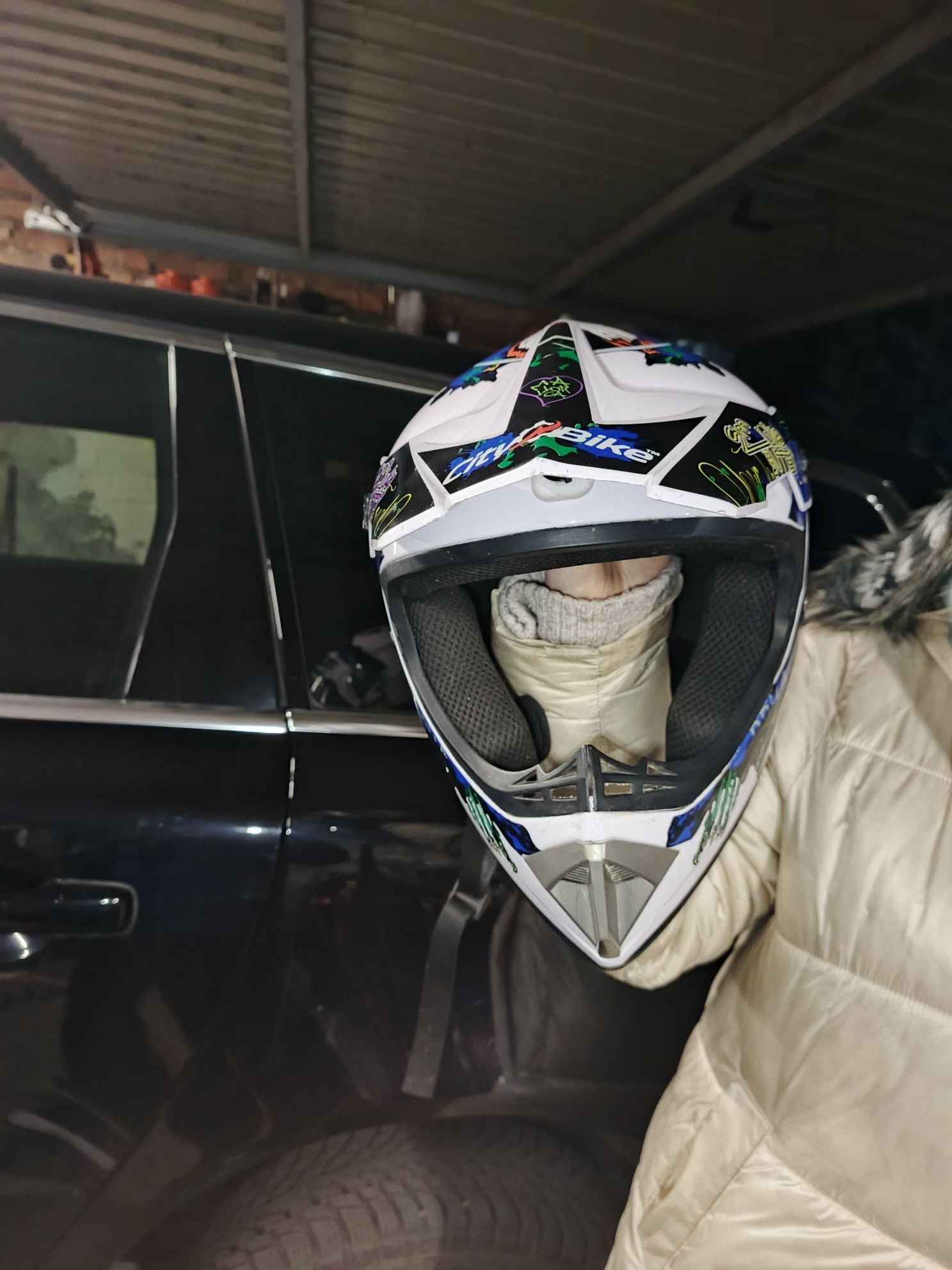 Kask na cross dla dzieci