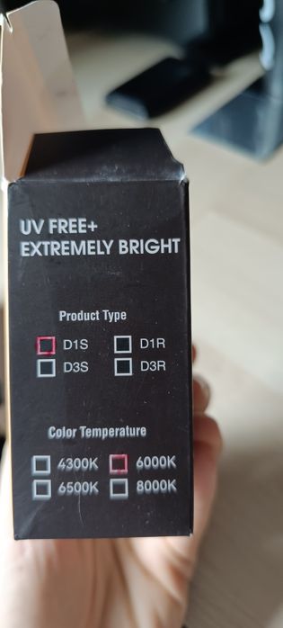 Lâmpadas Xenon D1S novas