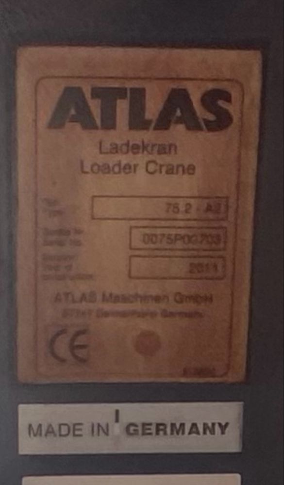 Grua Atlas modelo 75.2 A2