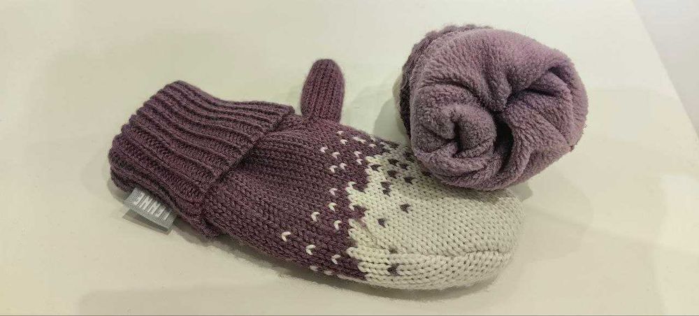 Rękawiczki dziewczęce, fioletowy, Lenne Jada r.92/98