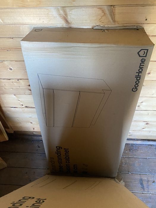 Nowa szafka pod umywalke stojaca 80 cm imandra toupe kaszmir